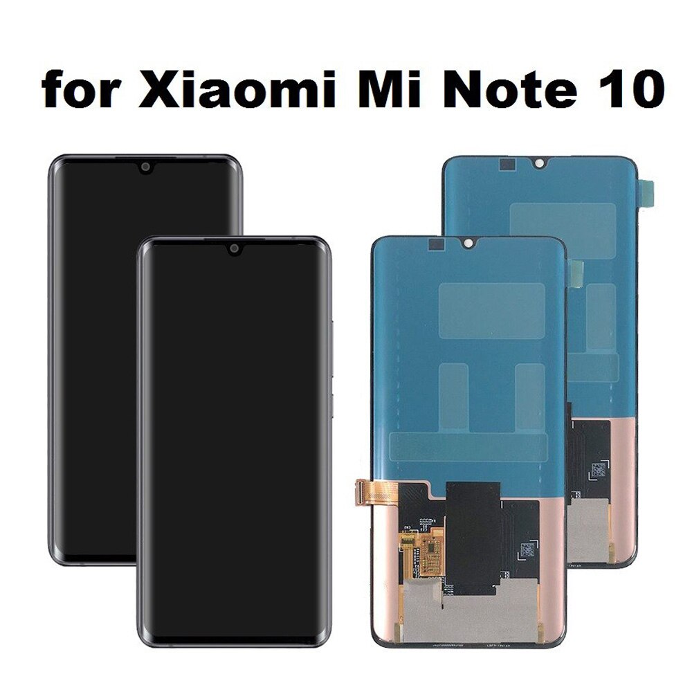 Дисплей + сенсор для Xiaomi Mi Note 10/Mi Note 10 Pro/Mi Note 10 Lite Черный Оригинал