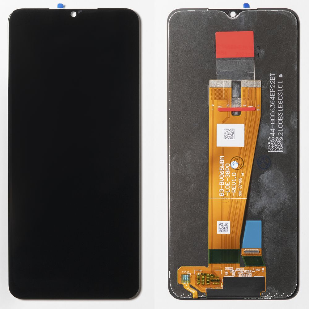 Дисплей + сенсор для Samsung A045F (A04) Черный Сервисный Оригинал 100%