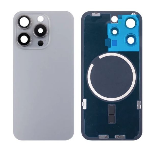 Задняя крышка для iPhone 15 Pro Серая