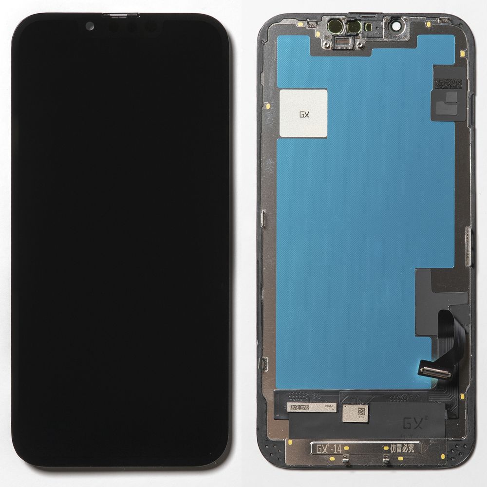 Дисплей + сенсор для iPhone 14 Черный OLED GX
