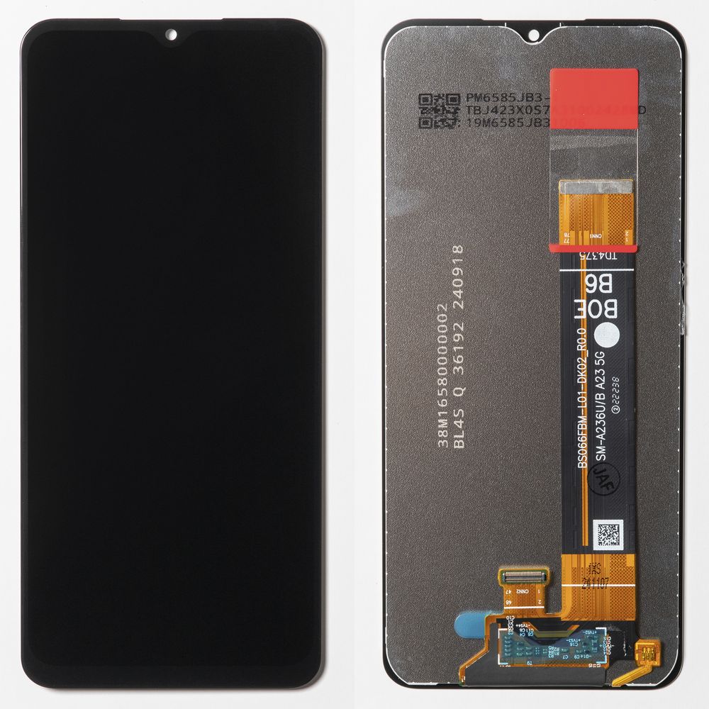 Дисплей + сенсор для Samsung A235F (A23) Черный Сервисный Оригинал 100%
