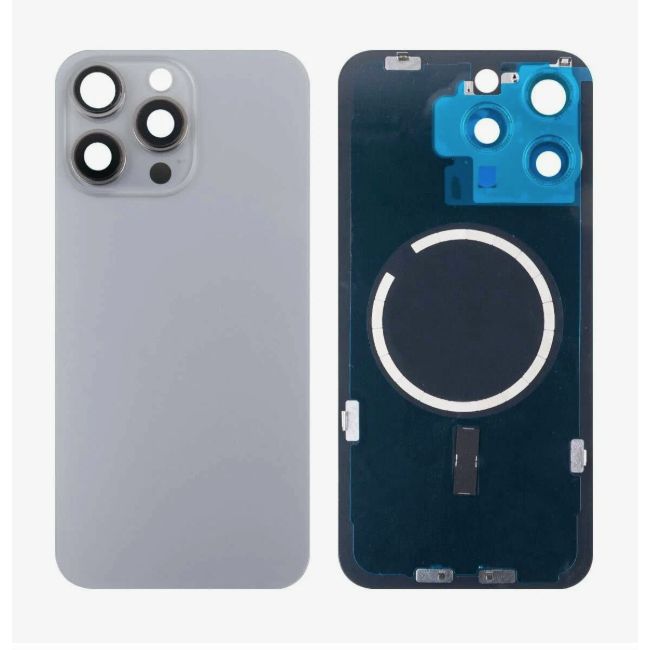 Задняя крышка для iPhone 15 Pro Max Серая