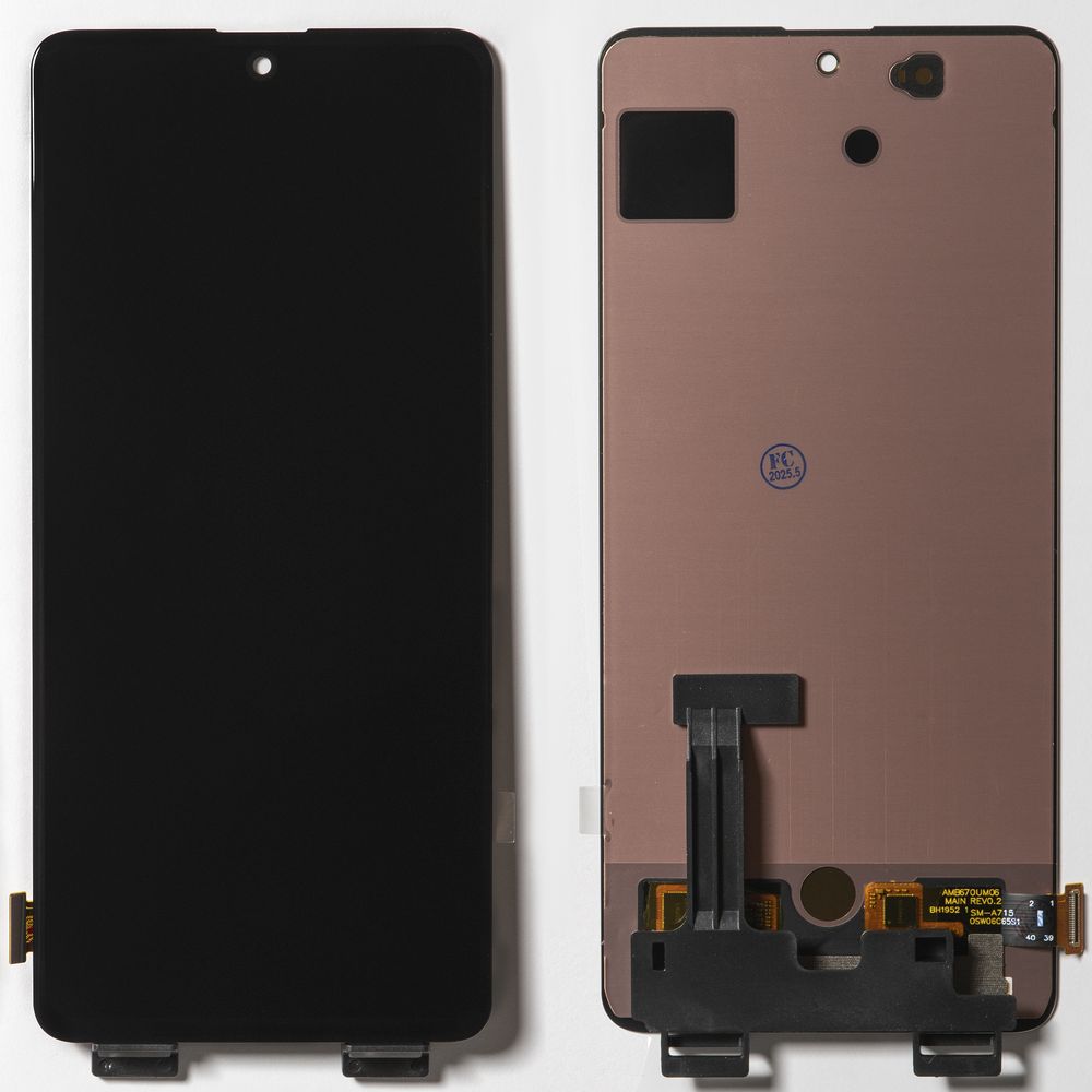 Дисплей + сенсор для Samsung A715F (A71) Черный OLED 