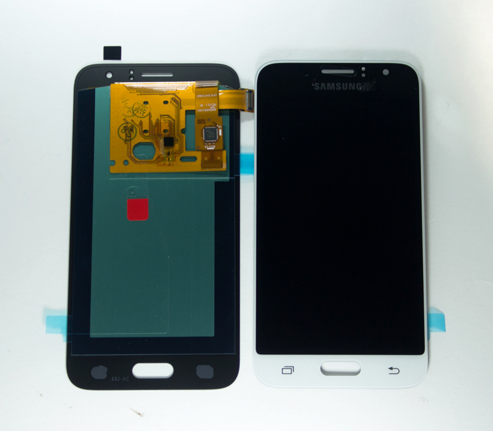 Дисплей + сенсор для Samsung J120F (J1 2016) Белый OLED