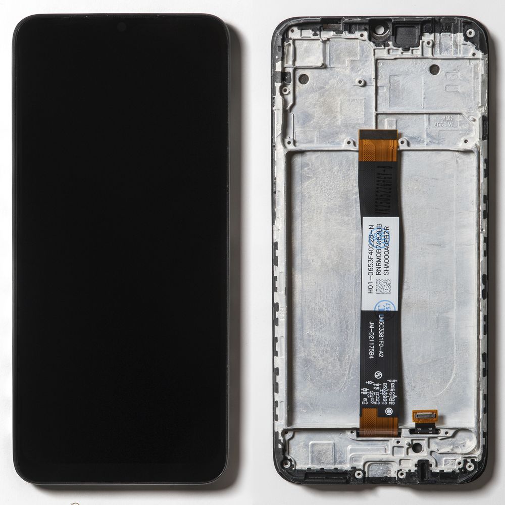Дисплей + сенсор для Xiaomi Redmi 9A/Redmi 9C/Redmi 10A Черный Оригинал (рамка)