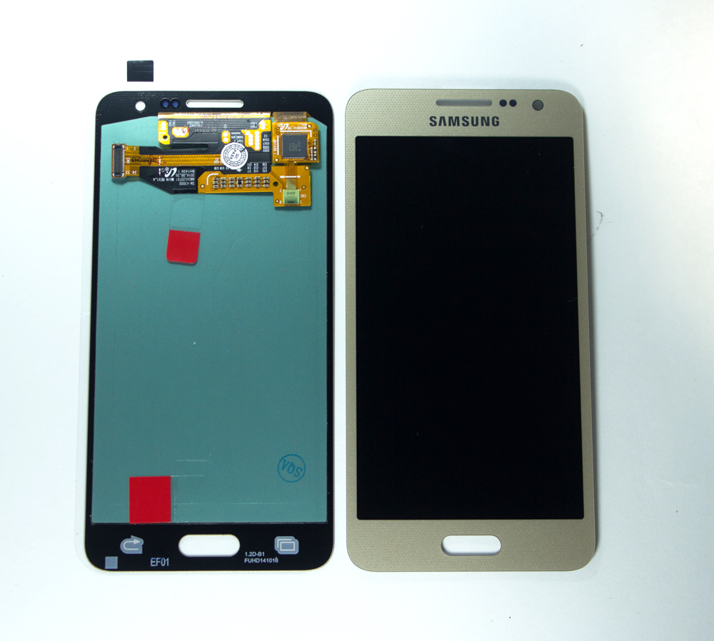 Дисплей + сенсор Samsung A300F (A3 2015) OLED Золото