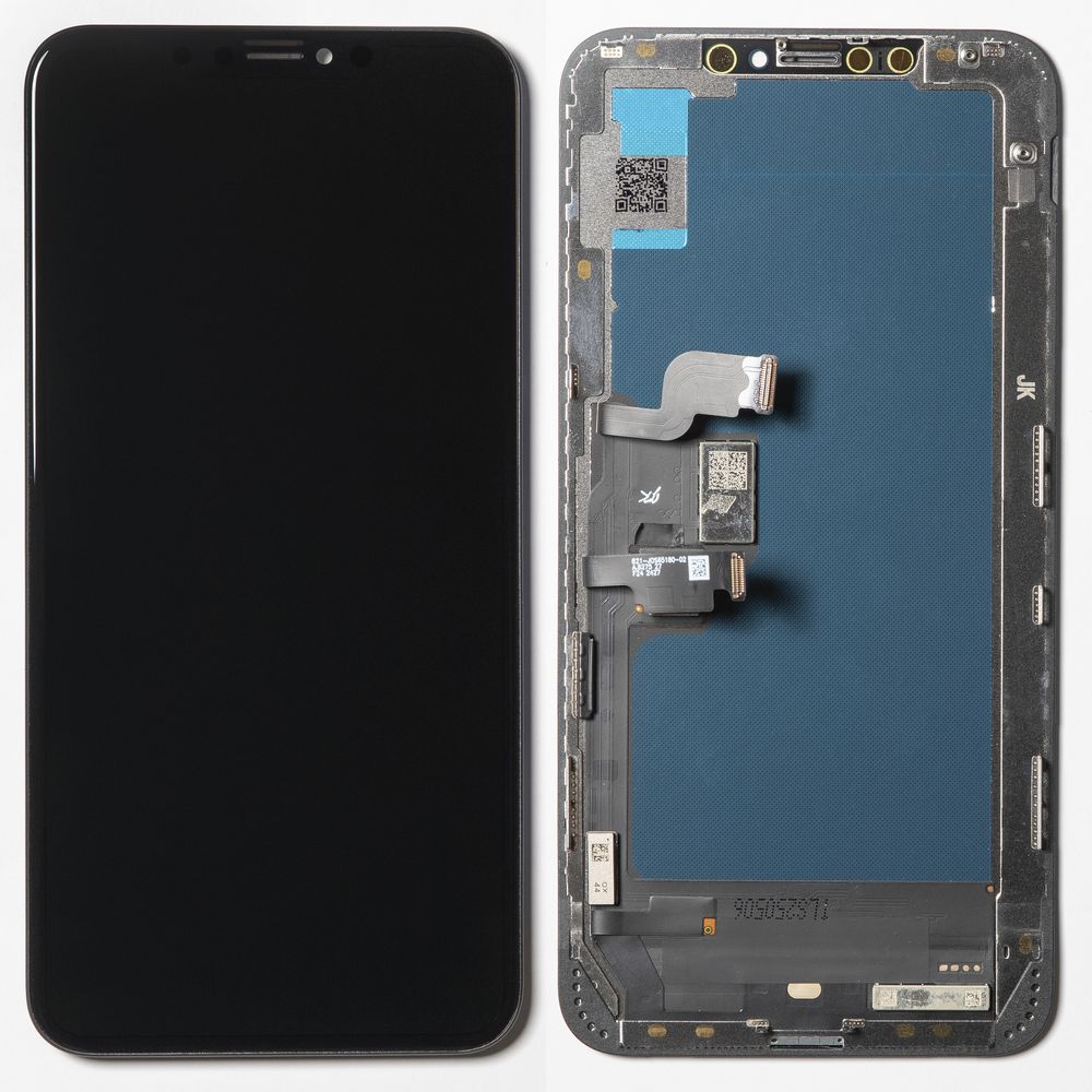 Дисплей + сенсор для iPhone XS Max Черный Soft OLED JK