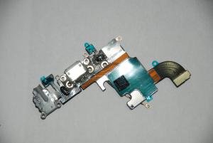 шлейф iphone 6S Plus / 6S+ разъем зарядки / гнездо гарнитуры / нижний микрофон чёрный