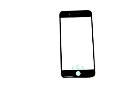 Стекло для переклейки iPhone 7 Plus + рамка+ OCA Черное