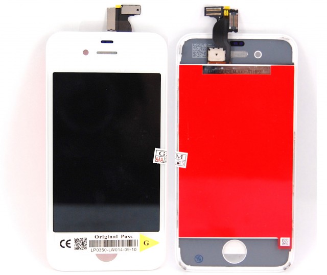 Дисплей + сенсор для iPhone 4 Белый AAA