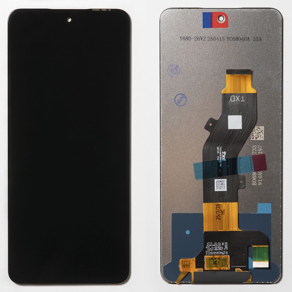 Дисплей + сенсор Infinix Hot 50 4G (X6882) / Tecno Spark 30 4G (KL6) Черный Оригинал