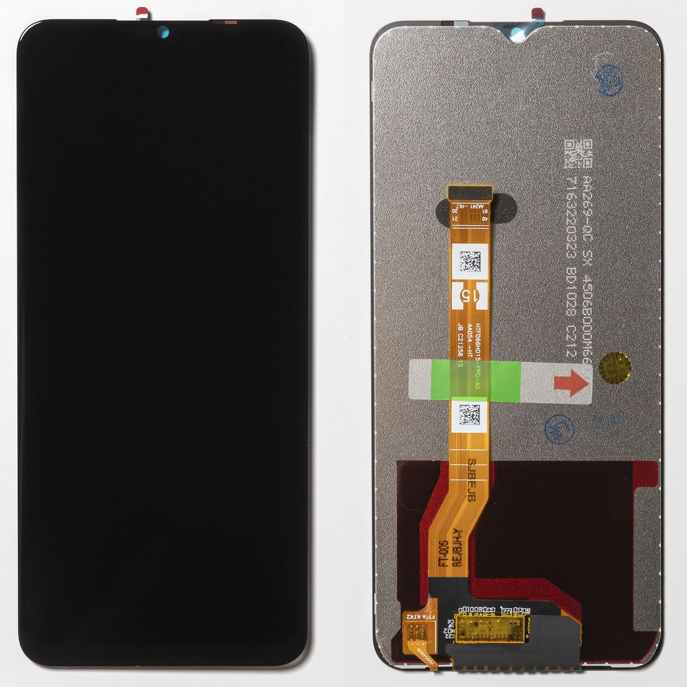 Дисплей + сенсор для Oppo A17/A17K/A18/A38/A57S/A57/A77/A77S (CPH2477) Черный Оригинал