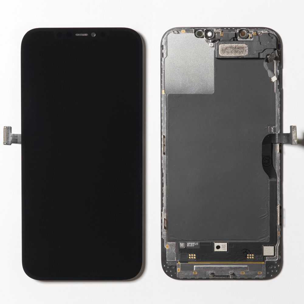 Дисплей + сенсор для iPhone 12 Pro Max Черный (Снятый Оригинал) 