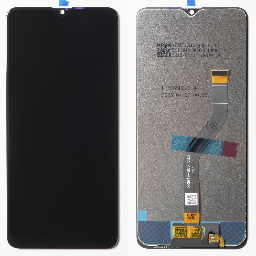 Дисплей + сенсор для Samsung A207F (A20S 2019) Черный Сервисный Оригинал 100% 
