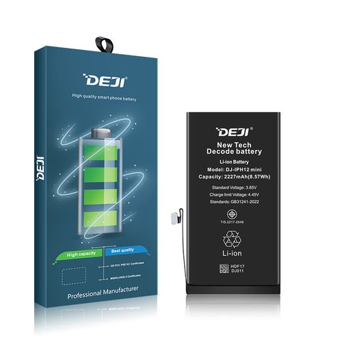 Аккумулятор DEJI для iPhone 12 Mini (DECODE) (Оригинальная ёмкость) 2227mAh